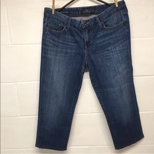 Lucky brand 8/29 sweet jean skimmer capris